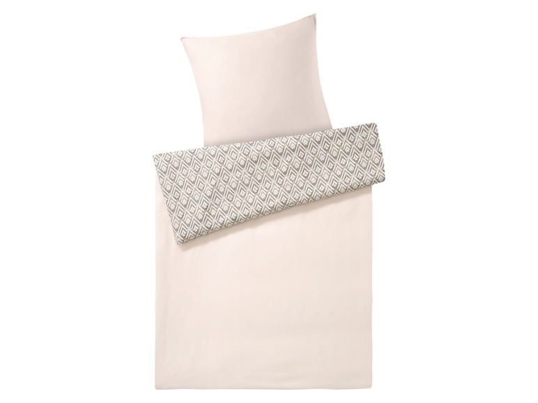 Gehe zu Vollbildansicht: MERADISO® Satin Bettwäsche, 155 x 220 cm, mit Reißverschluss, aus reiner Baumwolle - Bild 3