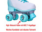 Blaue Rollschuhe mit Apollo-Rädern