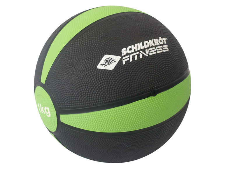 Gehe zu Vollbildansicht: Schildkröt Fitness Medizinball 1 kg aus Gummi - Bild 1