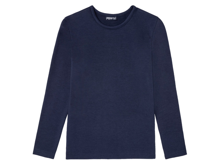 Ein dunkelblaues Langarmshirt von Pepperts!