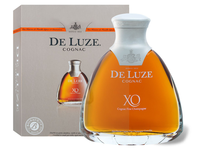 Gehe zu Vollbildansicht: De Luze XO Fine Champagne Cognac 40% Vol - Bild 1