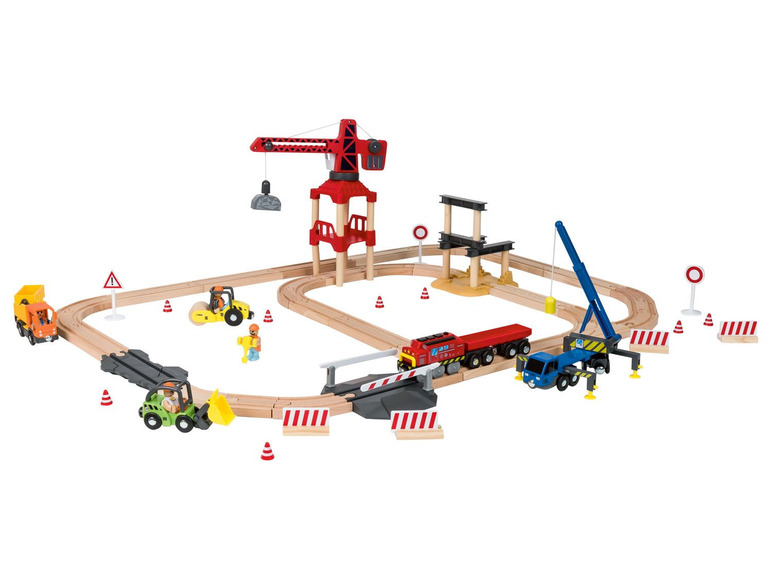 Gehe zu Vollbildansicht: PLAYTIVE® Eisenbahnset »Baustelle« oder »Dschungel« - Bild 2