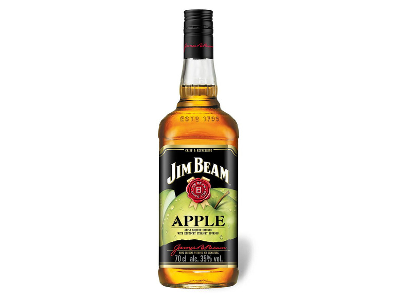 Gehe zu Vollbildansicht: JIM BEAM Apple Whiskeylikör 35% Vol - Bild 1