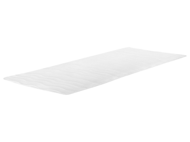 Gehe zu Vollbildansicht: MERADISO® Matratzenauflage, 90 x 200 cm, mit Eckgummis, Oberseite aus Jersey-Doppeltuch - Bild 1