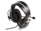 Schwarzes TrustMaster Gaming-Headset mit Mikrofon.