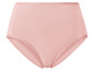 Ein Paar rosafarbene Unterhosen aus Baumwolle.