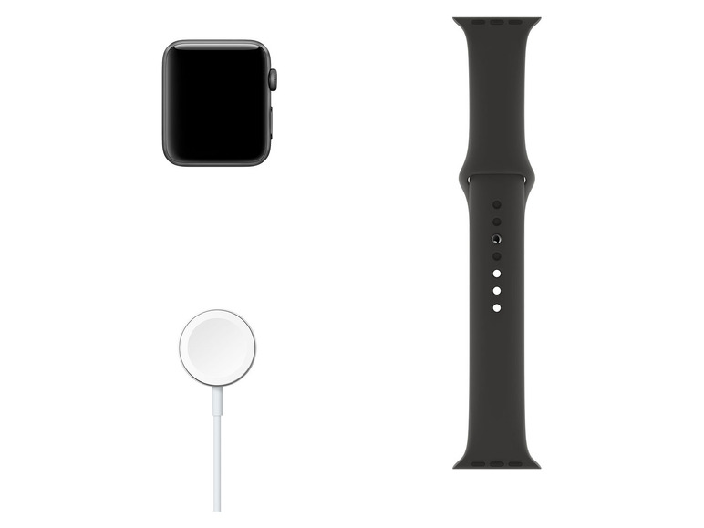 Gehe zu Vollbildansicht: Apple Watch Series 3 42 mm, Aluminiumgehäuse space grau - Bild 6