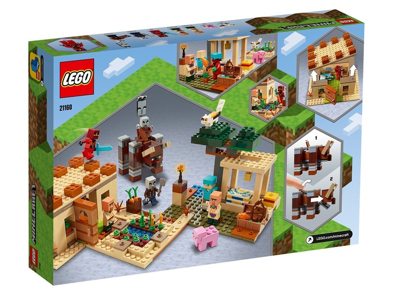 Gehe zu Vollbildansicht: Lego Minecraft LEGO® Minecraft™ 21160 »Der Illager-Überfall« - Bild 2