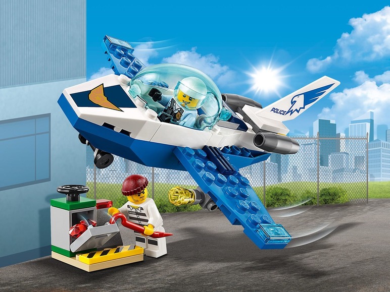 Gehe zu Vollbildansicht: LEGO® City 60206 Polizei Flugzeugpatrouille - Bild 4