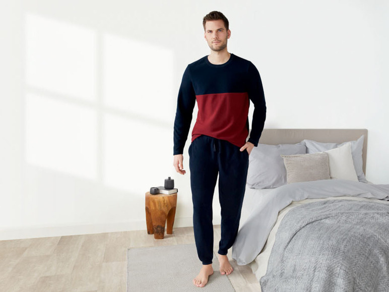 Gehe zu Vollbildansicht: LIVERGY Herren Pyjama, in wärmender Fleece-Qualität - Bild 3