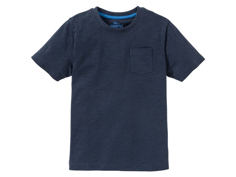 Gehe zu Vollbildansicht: PEPPERTS® T-Shirt Jungen, 2 Stück, mit Print oder Brusttasche, mit Baumwolle - Bild 6
