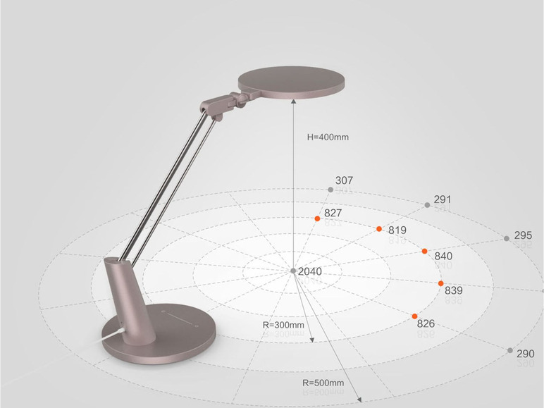 Gehe zu Vollbildansicht: Yeelight Schreibtischleuchte »Serene Pro«, augenschonend - Bild 5