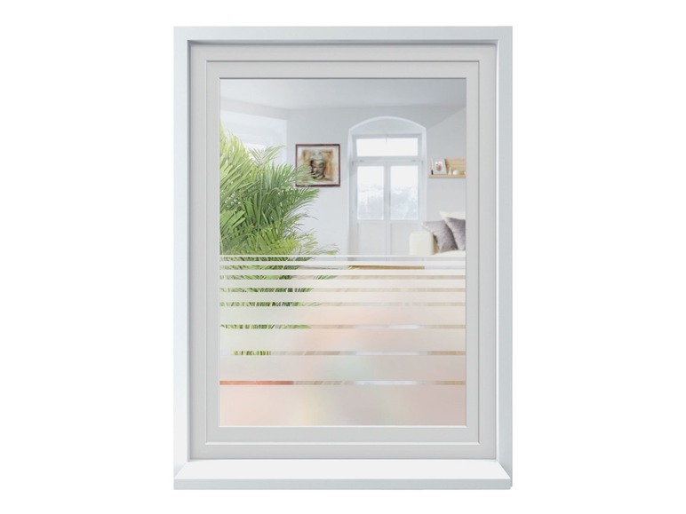 Gehe zu Vollbildansicht: MELINERA® Fenster-Sichtschutzfolie, selbsthaftend, wiederverwendbar, leichte Reinigung - Bild 16