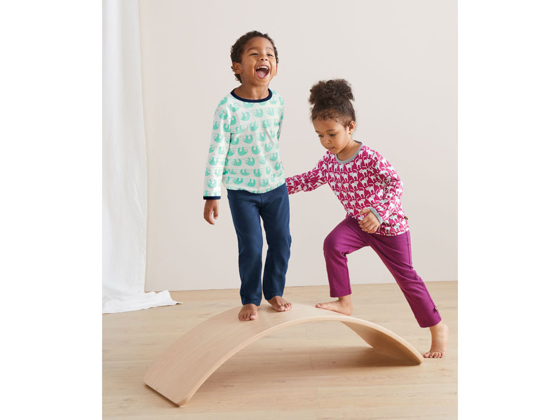 Thumbnail - Loud + Proud Kleinkinder Baby Sweathose (Blau, 62/68)