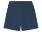 Eine dunkelblaue Shorts.