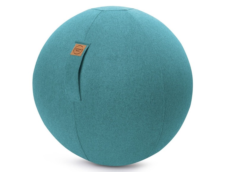 Gehe zu Vollbildansicht: SITTING POINT Sitting Ball »FELT«, mit abnehmbarem Bezug, waschbar, Griff mit Klettband - Bild 10