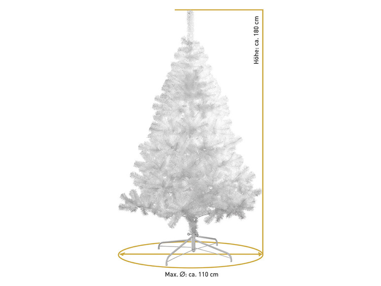 Gehe zu Vollbildansicht: LIVARNO home Weihnachtsbaum künstlich, mit besonders dichtem Geäst - Bild 8