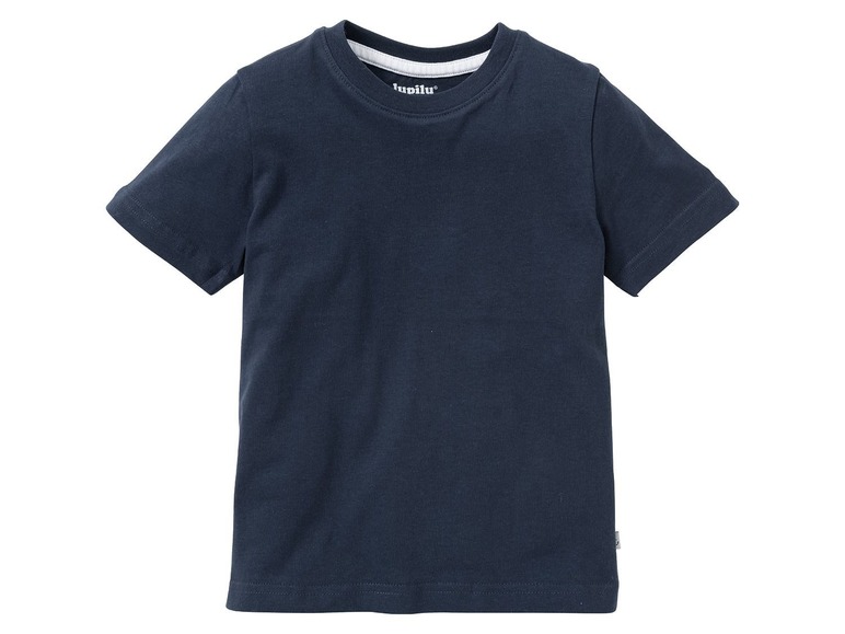 Gehe zu Vollbildansicht: LUPILU® T-Shirts Jungen, 4 Stück, weiche Single-Jersey-Qualität, hoher Bio-Baumwollanteil - Bild 30