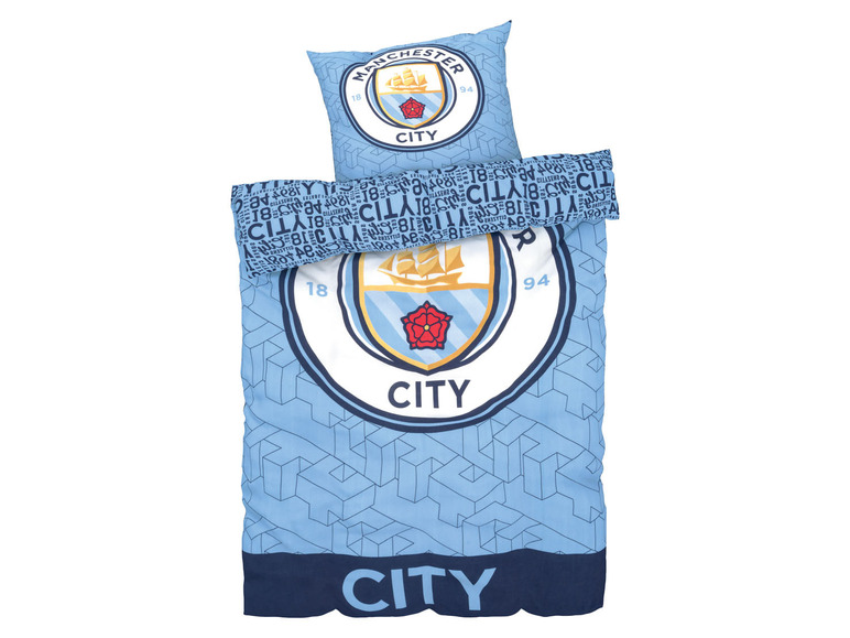 Gehe zu Vollbildansicht: Renforcé Bettwäsche »Manchester City«, 135 x 200 cm - Bild 1