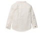 Weißes Langarmhemd für Jungen.