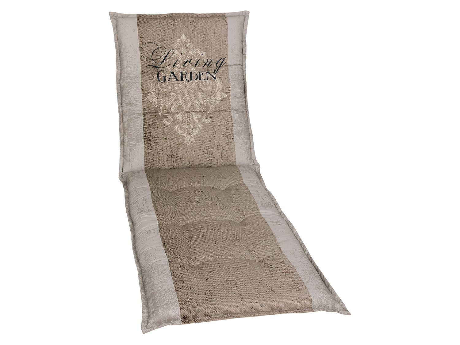 GO-DE Textil Gartenauflage Living Garden (Rollliege, Beige) | 04014082062920