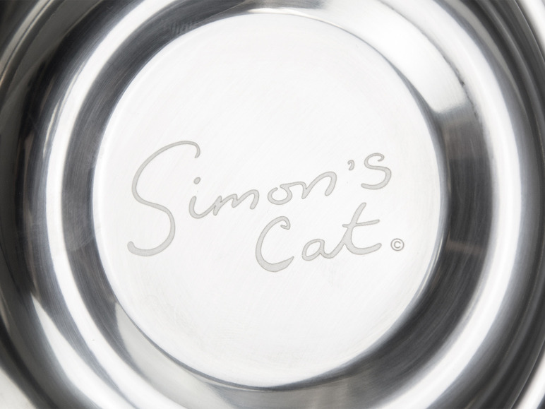 Gehe zu Vollbildansicht: Karlie Simon's Cat Katzennapf Edelstahl, rund, 14 x 14 x 4,5 cm - Bild 10