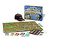 Das Brettspiel Scotland Yard Master mit Spielplan, Karten und einem Mr. X Hut.