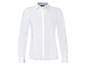 Weißes Langarmhemd für Damen.