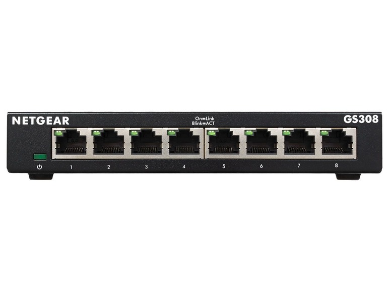 Gehe zu Vollbildansicht: NETGEAR GS308 8-Port Gigabit Ethernet unmanaged Switch - Bild 3