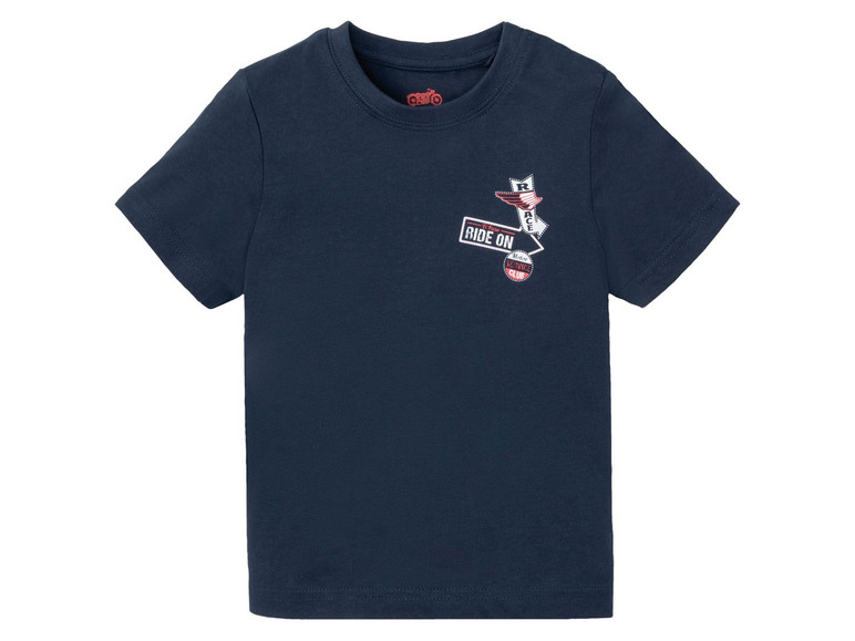 Gehe zu Vollbildansicht: lupilu® Kleinkinder Jungen T-Shirts, 3 Stück, aus reiner Baumwolle - Bild 17