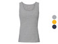Ein graues Tanktop in verschiedenen Farben.
