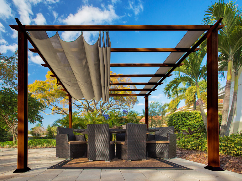 Gehe zu Vollbildansicht: Paragon Outdoor USA Alu Pavillon »Florida/Florenz« mit Sonnensegel - Bild 13