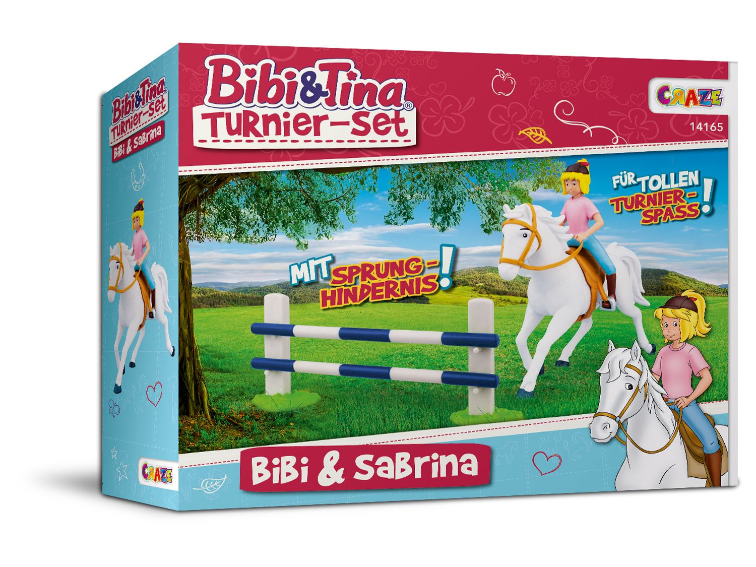 CRAZE BIBI & TINA Turnier-Set Spielfiguren Pferdefiguren Tina und Amadeus mit... 