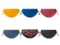 Sechs verschiedene Bikini-Höschen, darunter eines mit Blumenmuster.