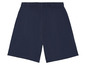 Dunkelblaue Shorts mit Gummizug.