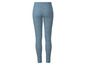 Blaue Leggings für Damen.