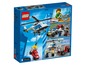 LEGO City Set mit einem Polizeihubschrauber und einem Gefängniswagen.