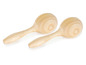 Zwei Holzmaracas