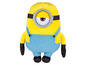 Ein gelbes Plüsch-Minion-Spielzeug mit einem großen Auge.