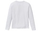 Weißes Langarm-T-Shirt