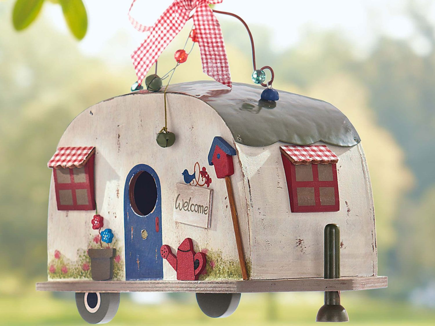 Pureday Vogelhaus Wohnwagen Camper zum Hängen LIDL