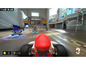 Mario Kart Live: Home Circuit mit Mario in Führung, gefolgt von anderen Karts in einem Wohnzimmer.