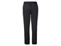 Schwarze Hose mit elastischem Bund.