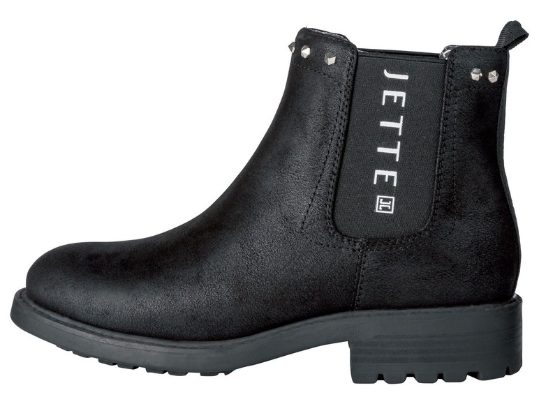 Schwarze Chelsea Boots mit Nieten von Jette.