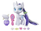 My Little Pony Rarity mit Bürste, Flasche und Zubehör.