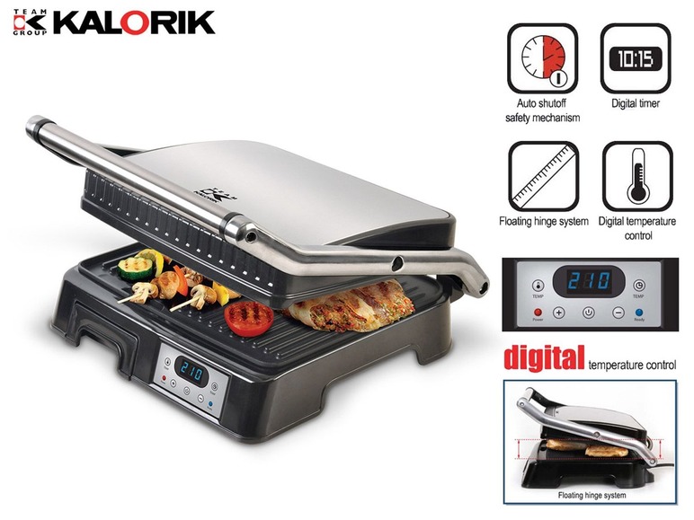 Gehe zu Vollbildansicht: KALORIK Tischgrill & Paninimaker 2 in 1 TKG COG 1001 - Bild 5