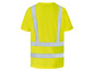 Gelbes Sicherheits T-Shirt mit reflektierenden Streifen.