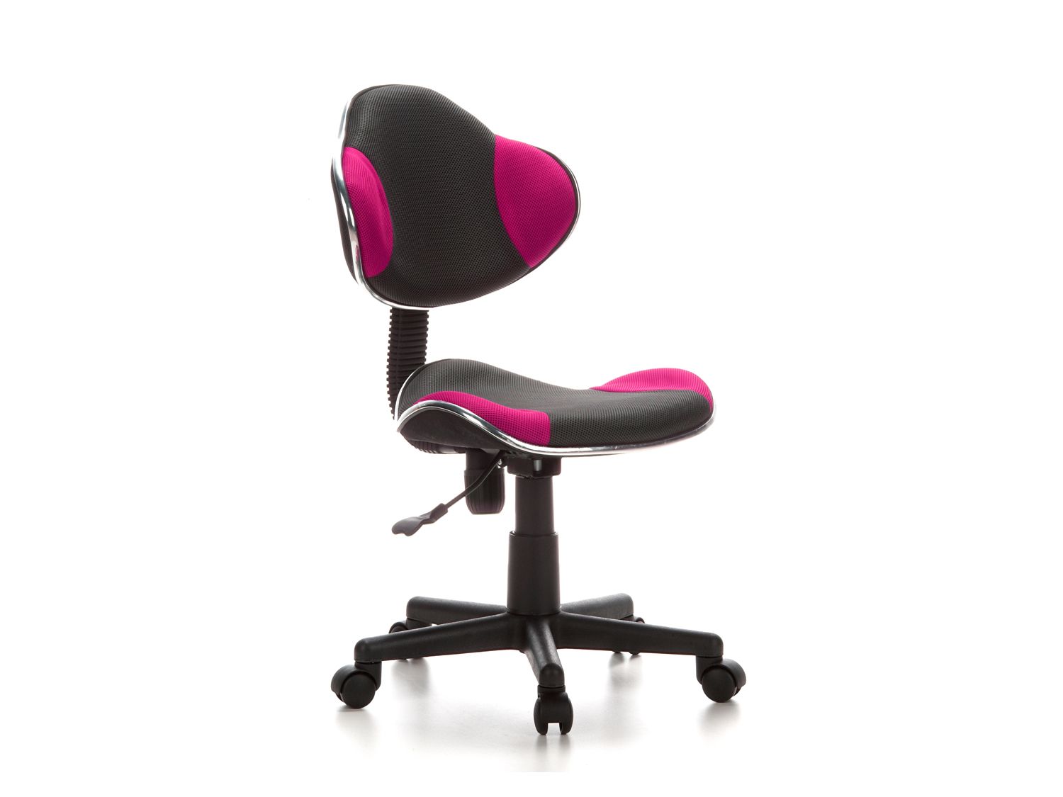 HJH OFFICE Kinderschreibtischstuhl / Kinderstuhl KIDDY GTI-2 (grau / pink) – Bild 4 von 4