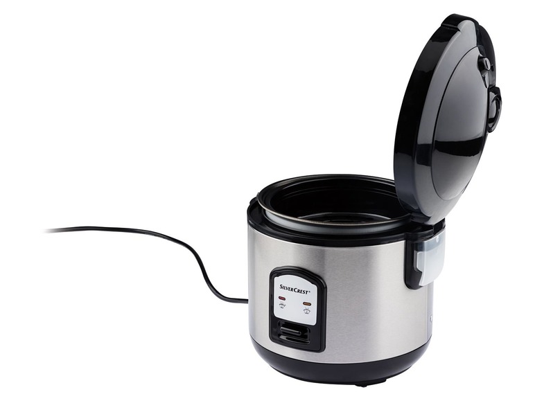 Gehe zu Vollbildansicht: SILVERCREST® Reiskocher, mit Dampfgareinsatz, 1 Liter Fassungsvermögen, 400 Watt Leistung - Bild 3
