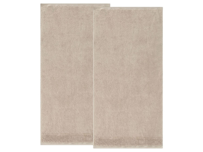 Gehe zu Vollbildansicht: MERADISO® Handtuch, 2 Stück, 50 x 100 cm - Bild 2
